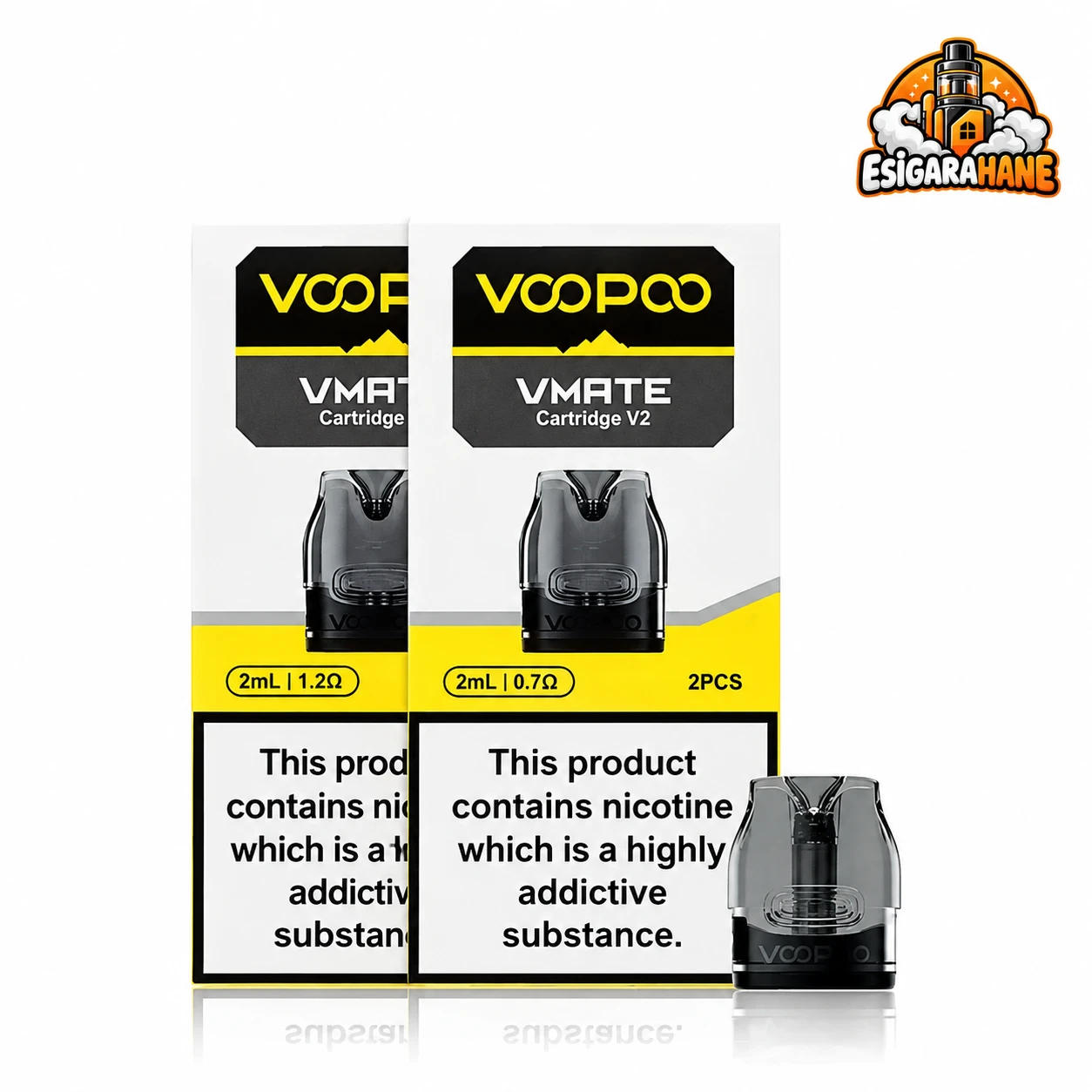 VOOPOO VMATE Pod Kartuş 3ml 0.7Ω